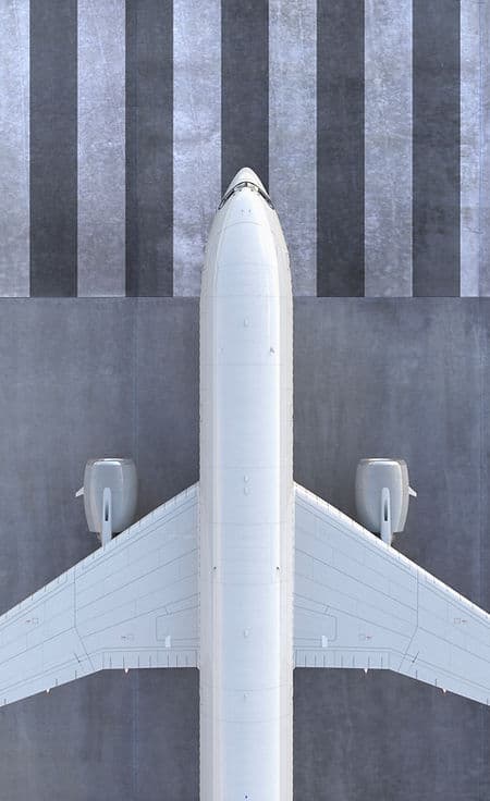 Plane on Runway